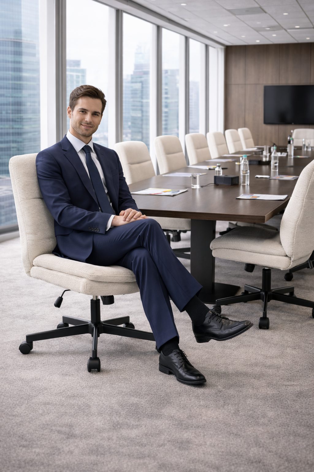 Chaise de bureau sans accoudoirs