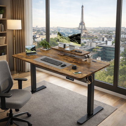 Bureau à élévation électrique