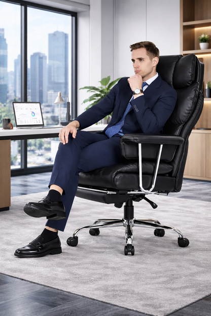 Siège de bureau avec repose jambes