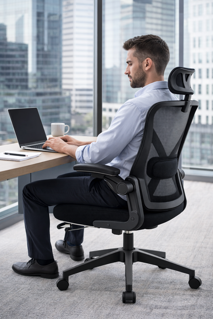 Chaise de bureau ergonomique Durrafay