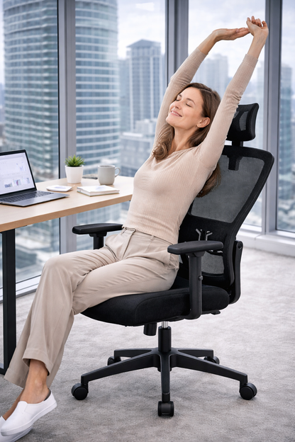 Chaise de bureau ergonomique Durrafay