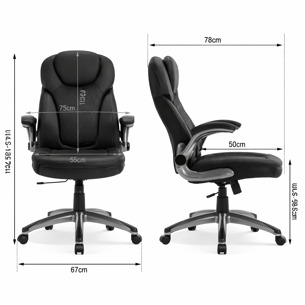 Siège de bureau en cuir