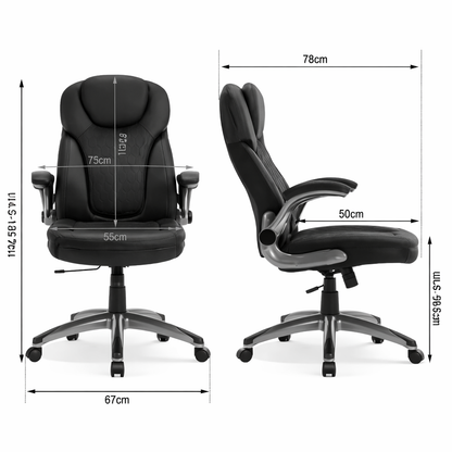 Siège de bureau en cuir